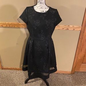 Black lace dress